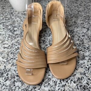 Elegant Tan Women's Sandals